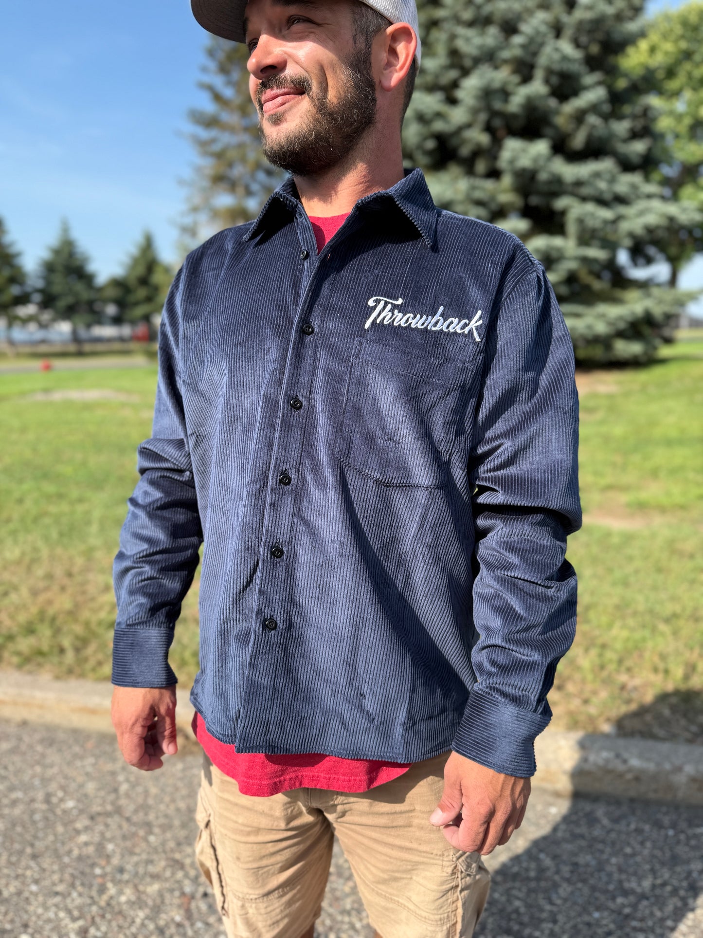 "Boot' Scoot' Bassin" Corduroy Shirt