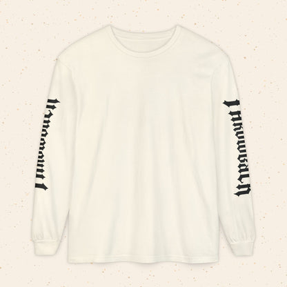 Unisex Garment-dyed Long Sleeve T-Shirt