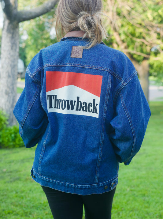 Thrifted Throwback (1 of 1) "Smoke'm if ya got'em" Jacket!