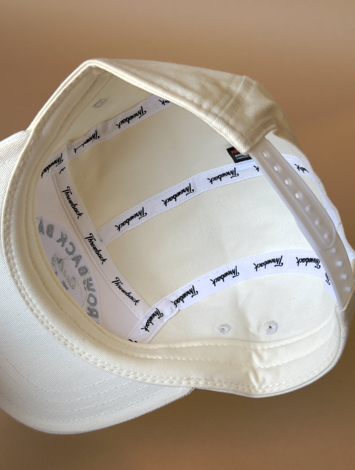 “Quality” 5-Panel Hat (Cream)