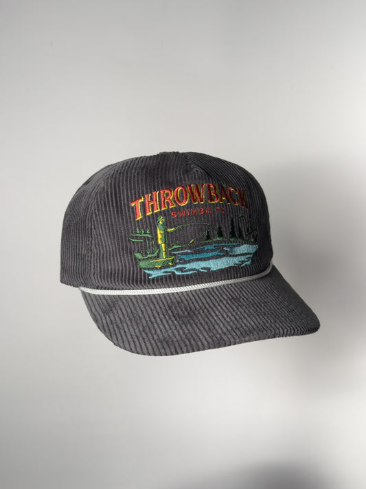 Corduroy "Gramps" Hat (Charcoal)