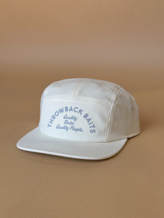 “Quality” 5-Panel Hat (Cream)