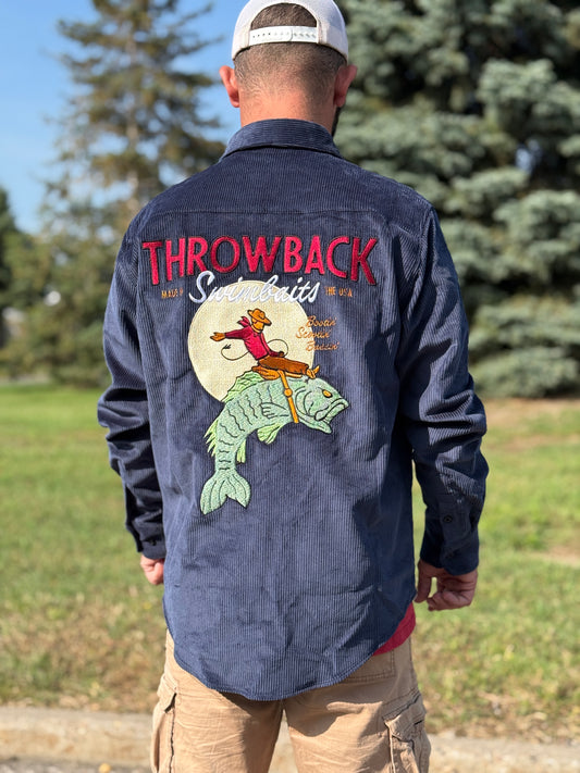 "Boot' Scoot' Bassin" Corduroy Shirt