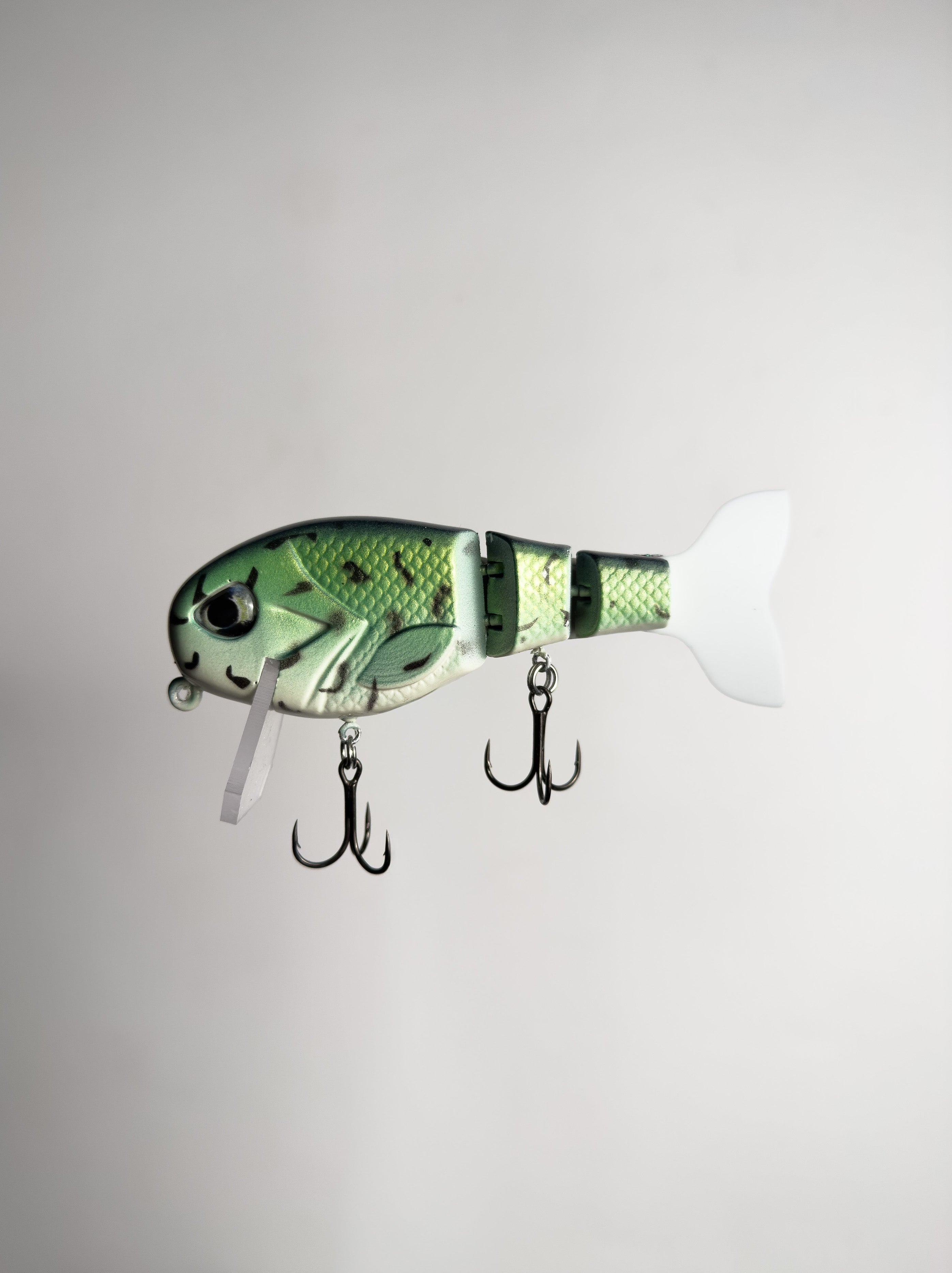 Leurre Throwback Baits Spring Crappie Retro CT Glide - Swimbait Vert - USA