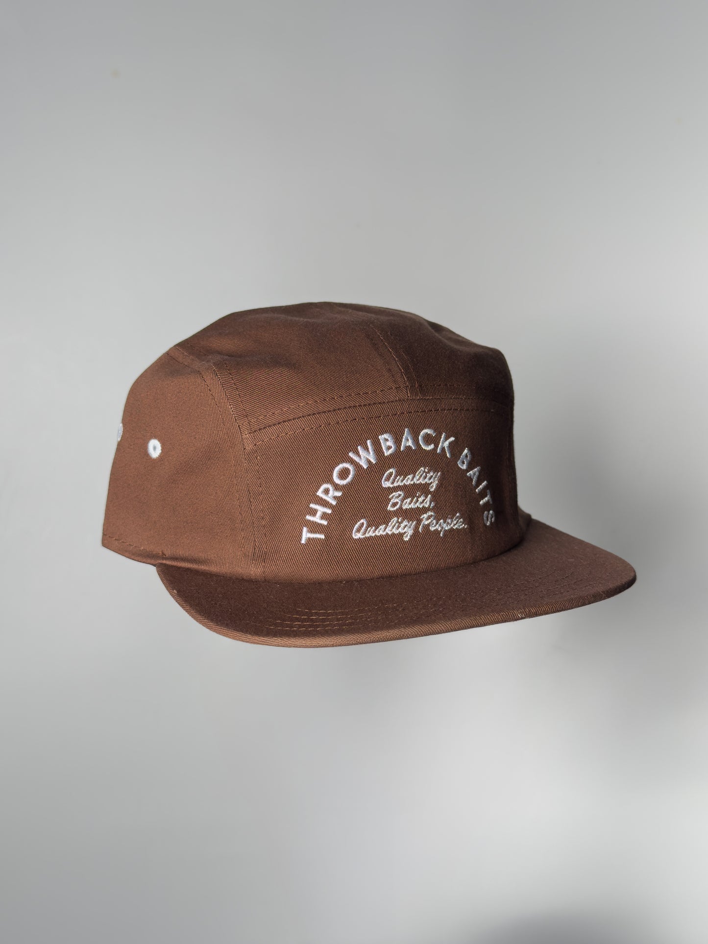 “Quality” 5-Panel Hat (Mocha)