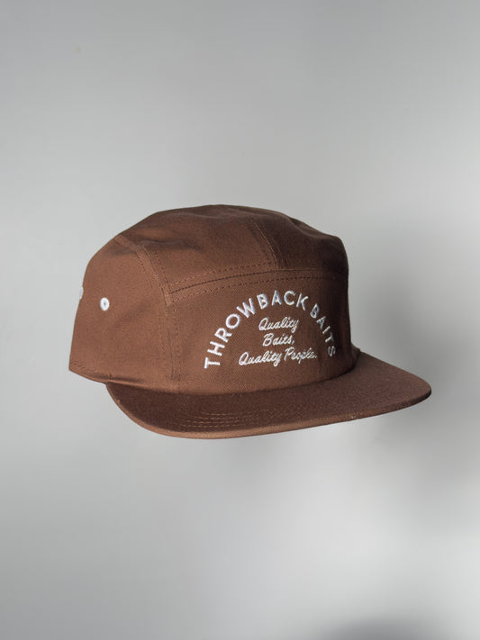 “Quality” 5-Panel Hat (Mocha)