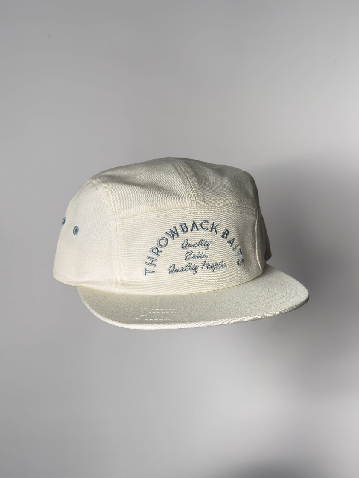 “Quality” 5-Panel Hat (Cream)