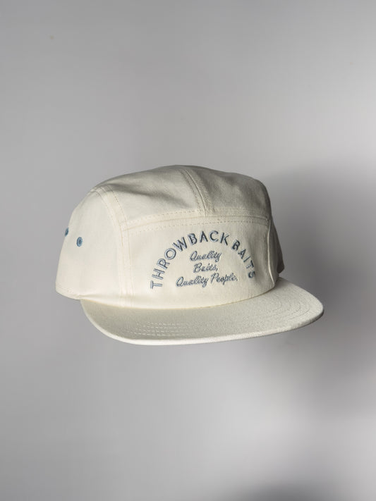“Quality” 5-Panel Hat (Cream)