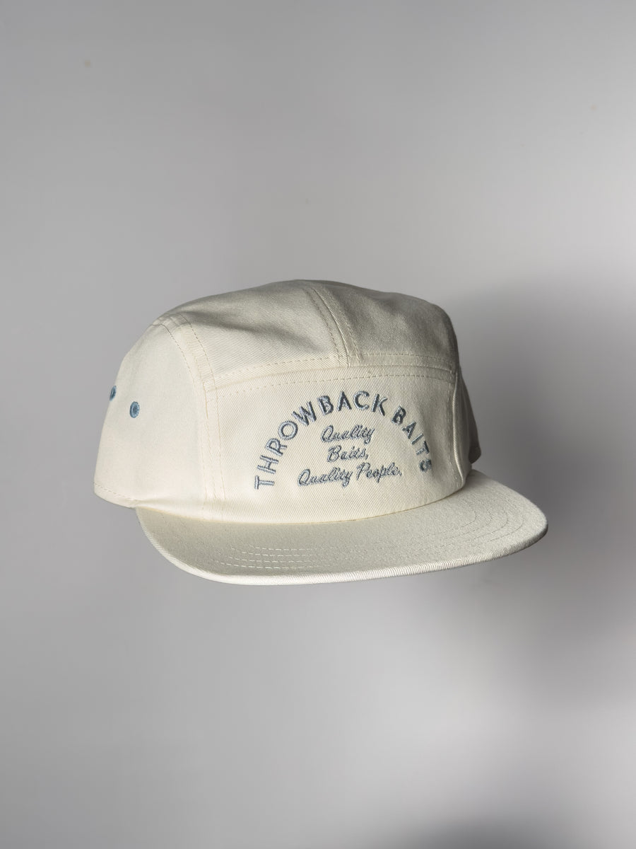 “Quality” 5-Panel Hat (Cream)