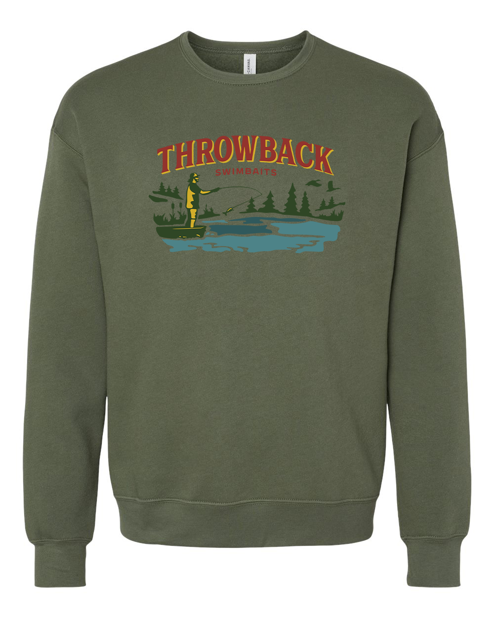 Crew Sweatshirt | Green | "PBR Throwback"